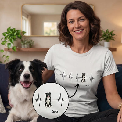 T-shirt Personnalisé « Mon animal, ma ligne de vie »