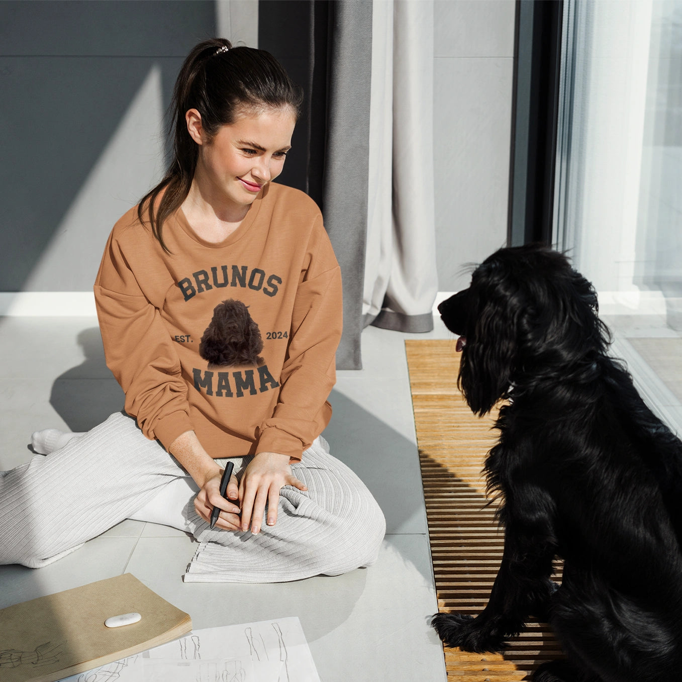 Personalisierter Sweater "Hundemama"