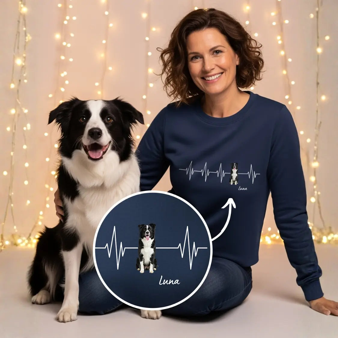 Pull « Battements de coeur animaux »