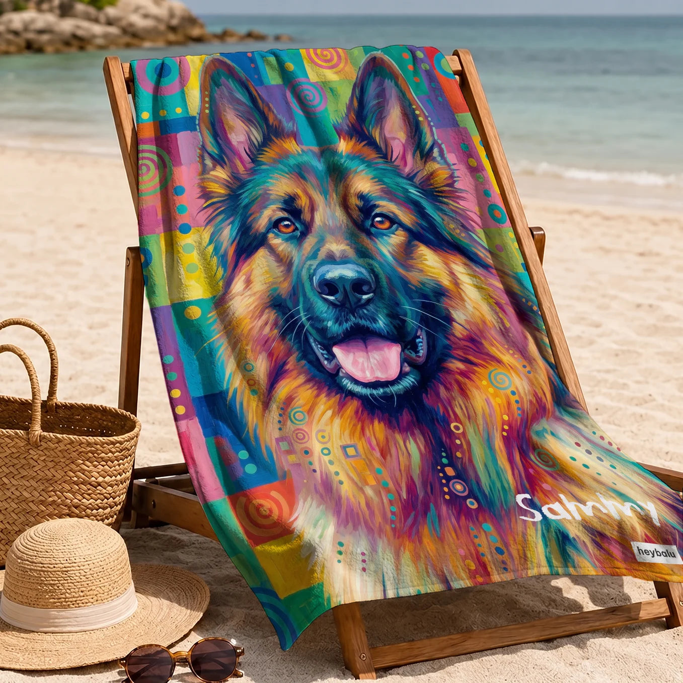 Serviette de Bain Personnalisée “Graffiti”