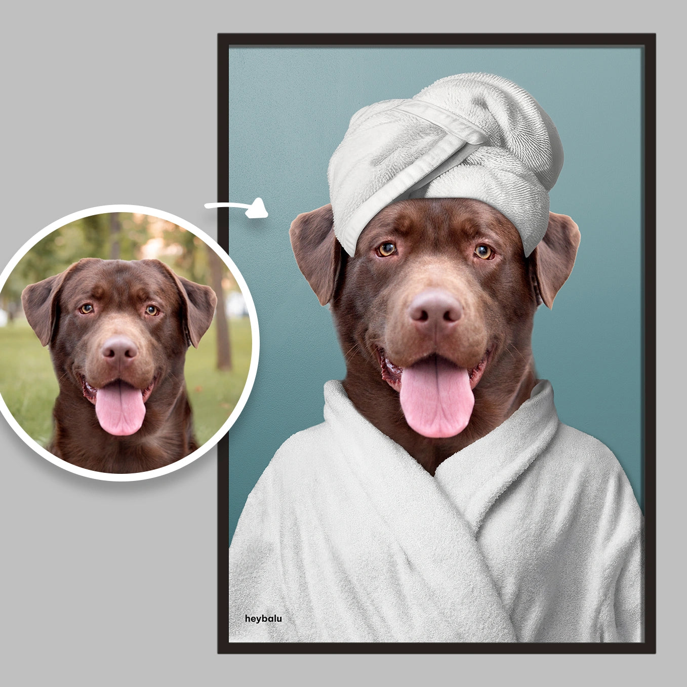 Affiche personnalisée « Bien-être »