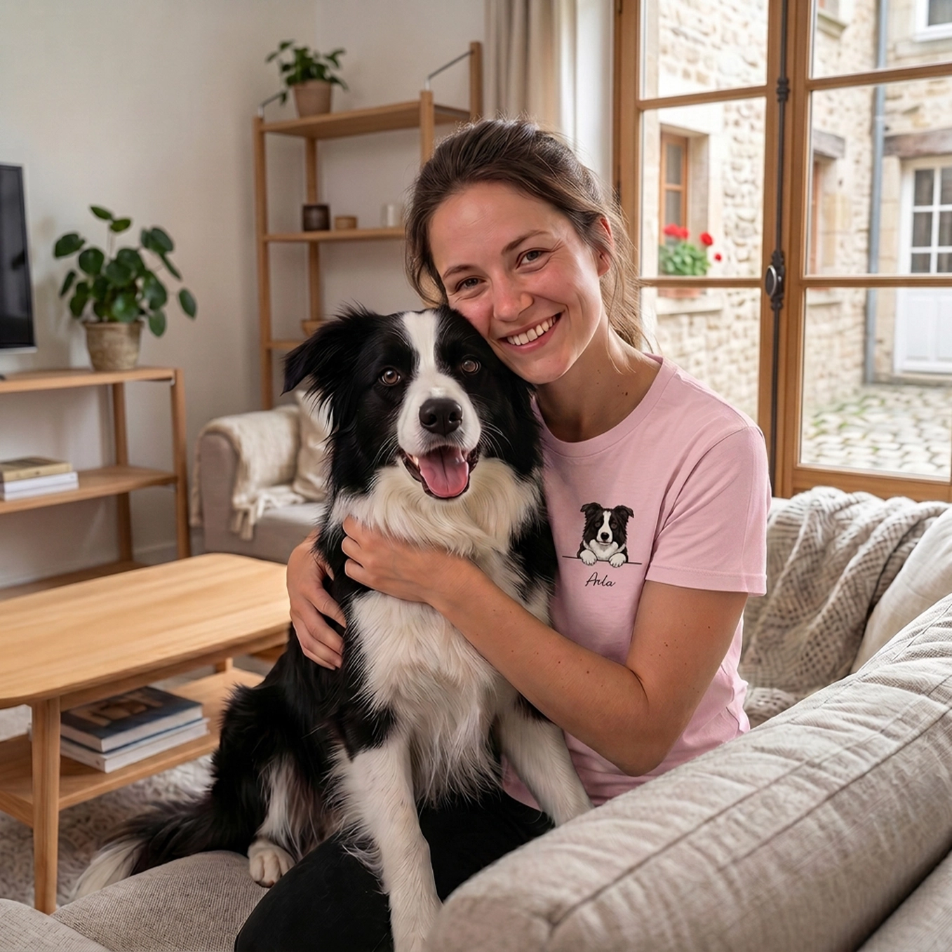 T-shirt personnalisé "Chien Cartoon"