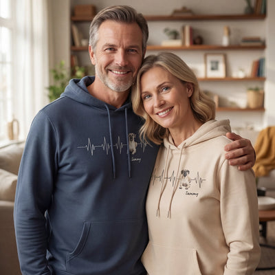 Sweat à Capuche Personnalisé « Mon animal, ma ligne de vie »
