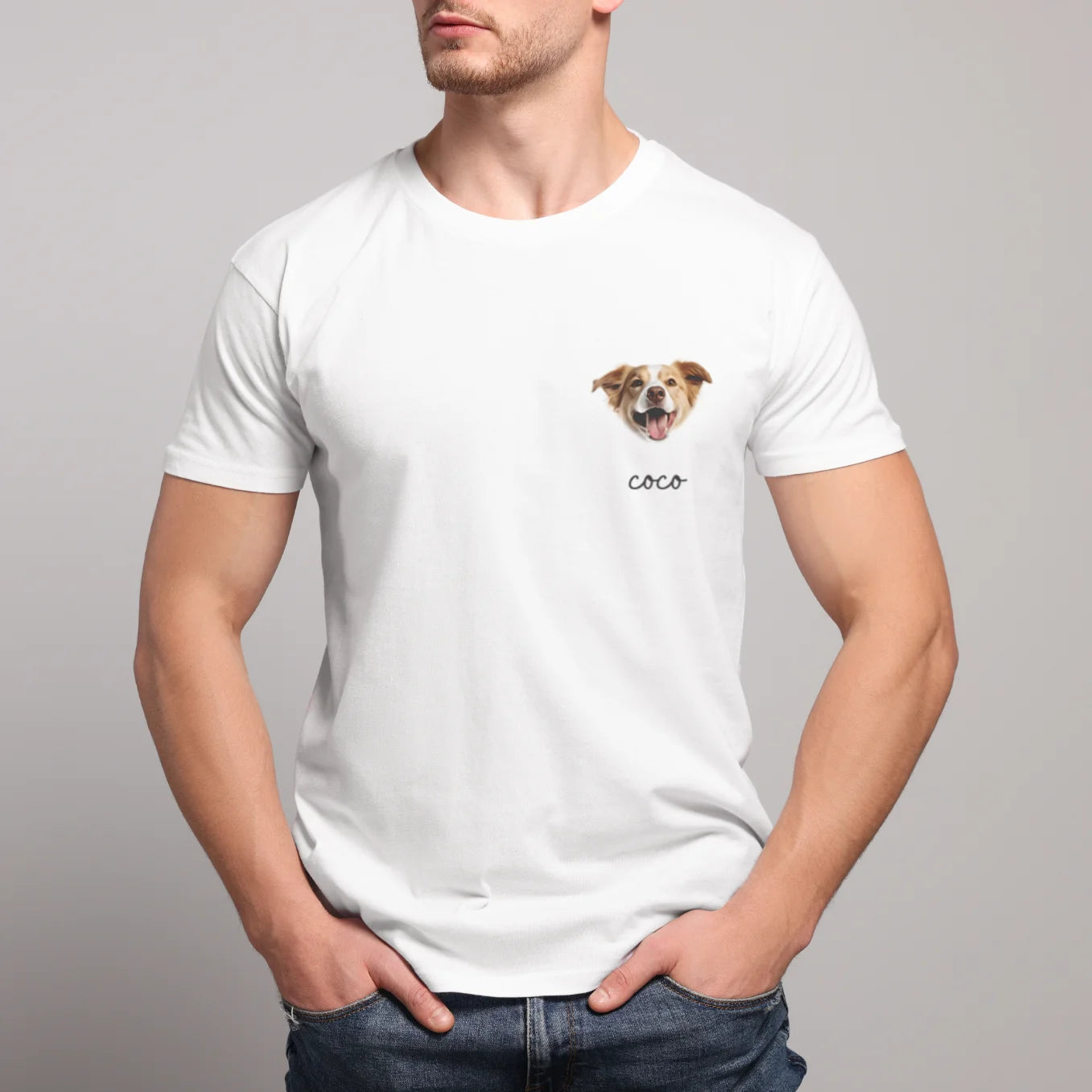 T-Shirt mit Haustier Foto Hey Balu