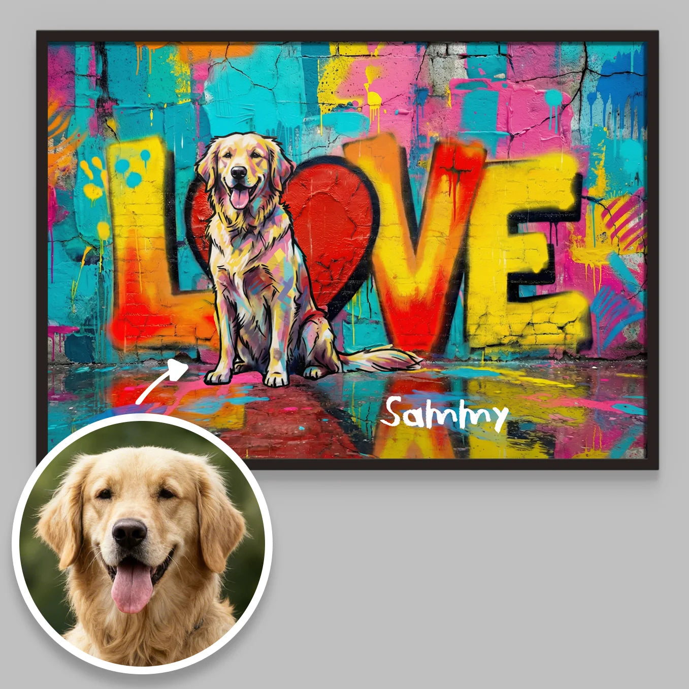 Affiche Personnalisée « LOVE »