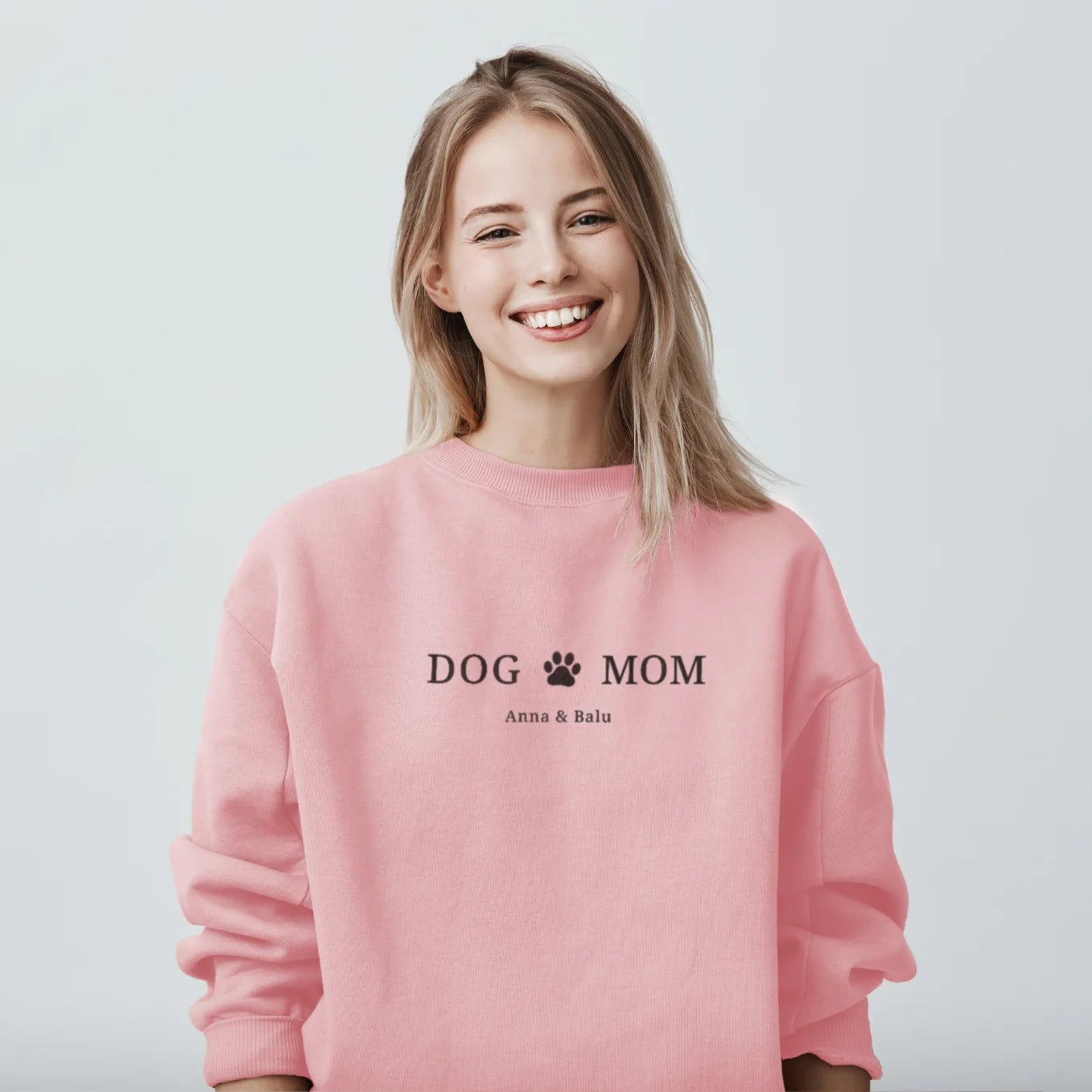 Personalisierter Sweater "Dog Mom" Hey Balu