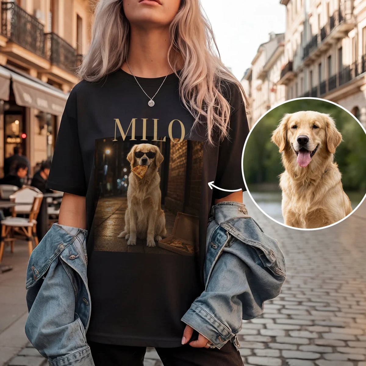 T-shirt personnalisé "Animal Vintage"