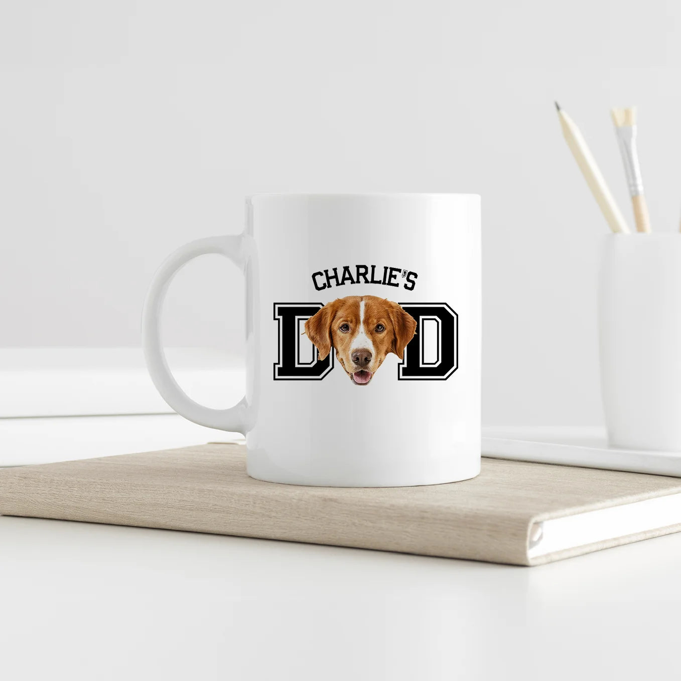 Personalisierte Tasse ''Dad" mit Foto Hey Balu