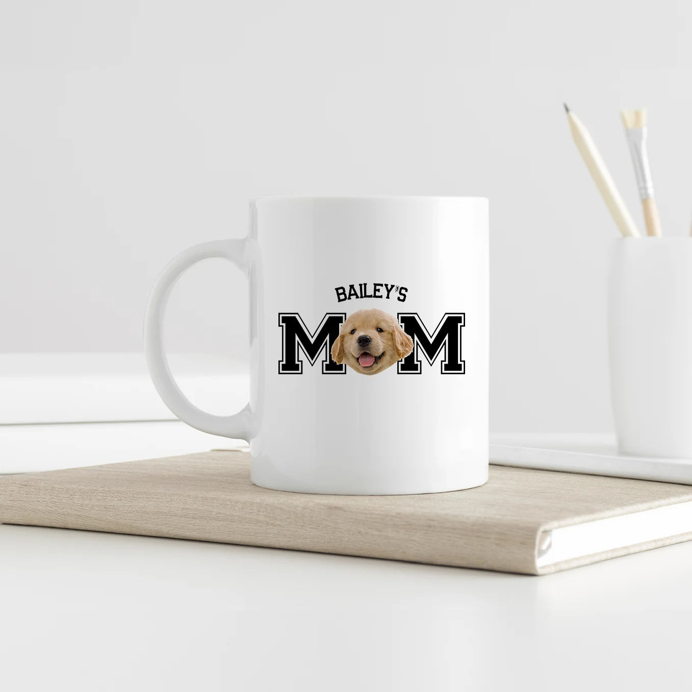 Personalisierte Tasse ''Mom" mit Foto Hey Balu