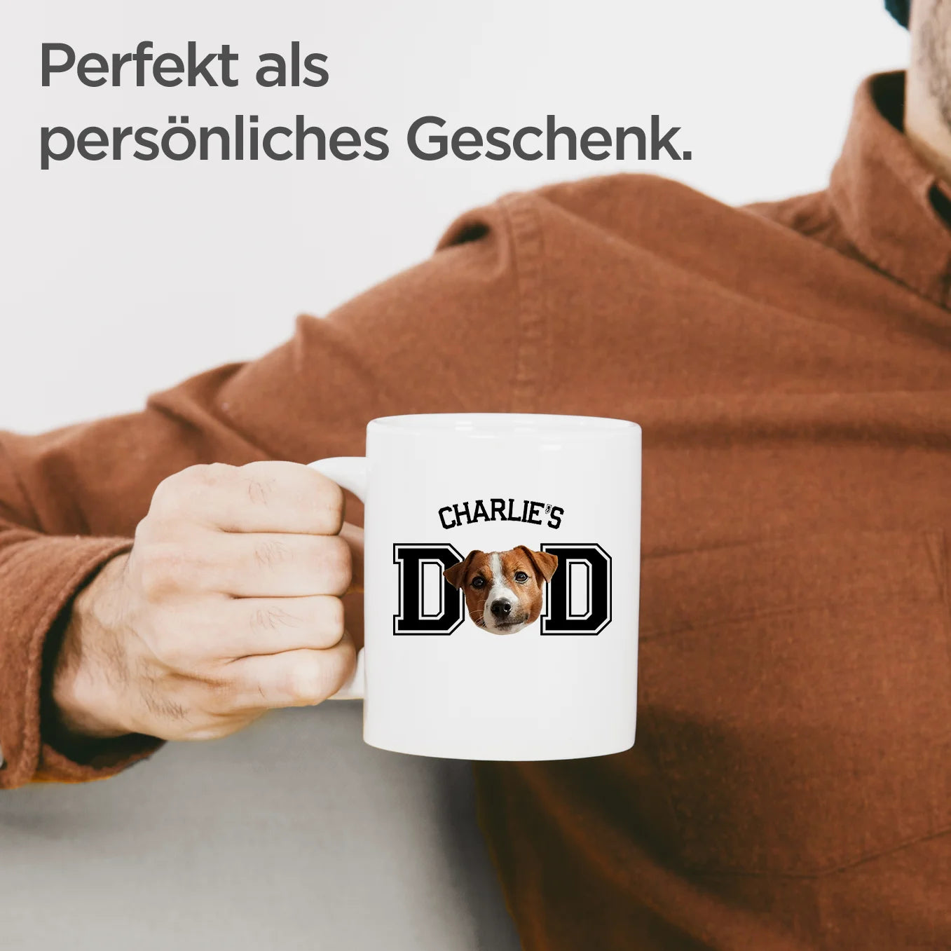 Personalisierte Tasse ''Dad" mit Foto Hey Balu