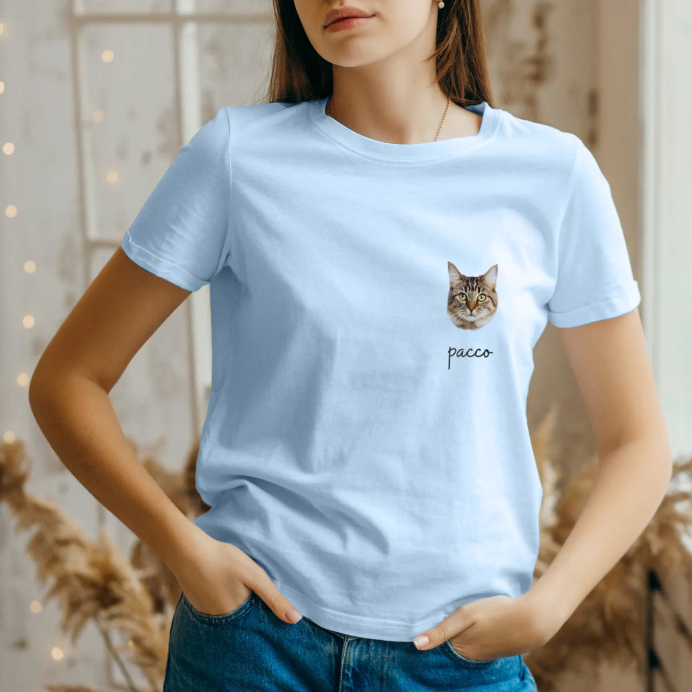 T-Shirt mit Haustier Foto Hey Balu