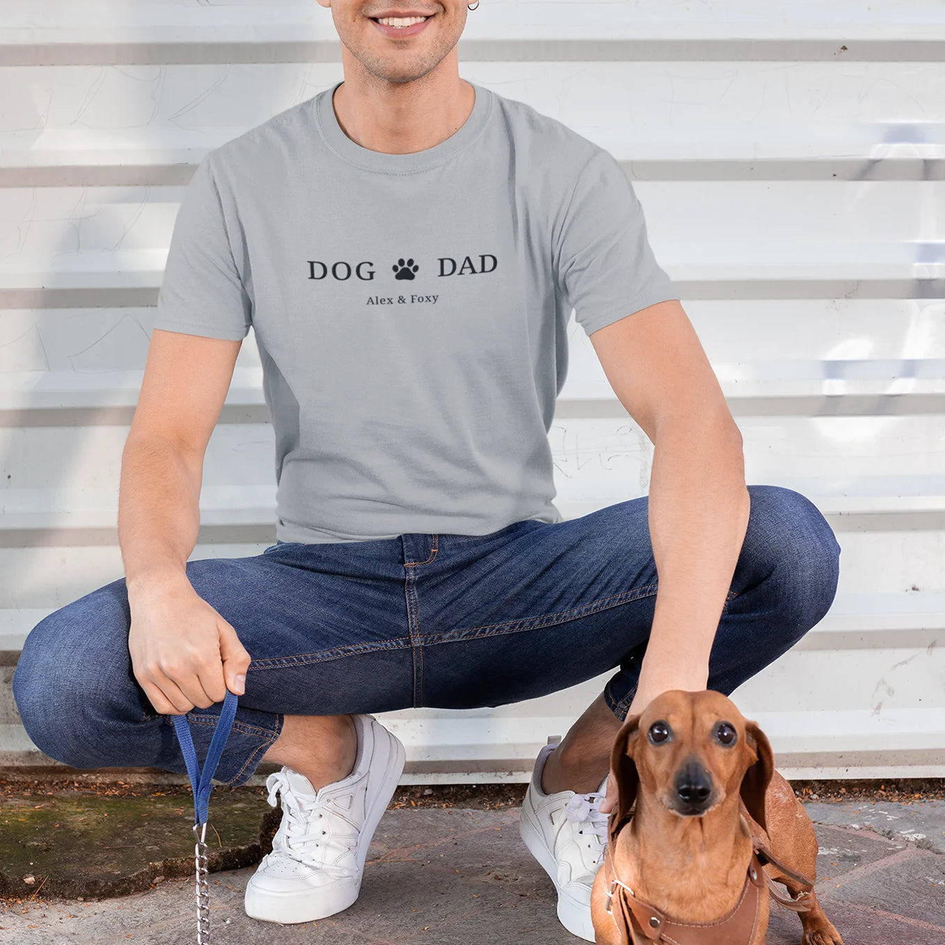 Personalisiertes T-Shirt "Dog Dad" Hey Balu