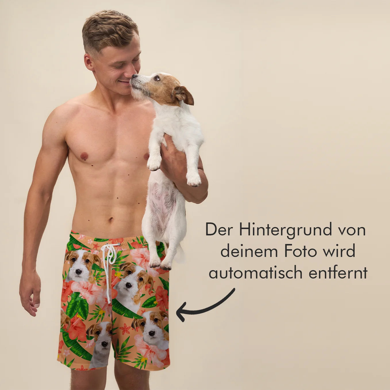 Personalisierte Badehose "Haustier" Hey Balu