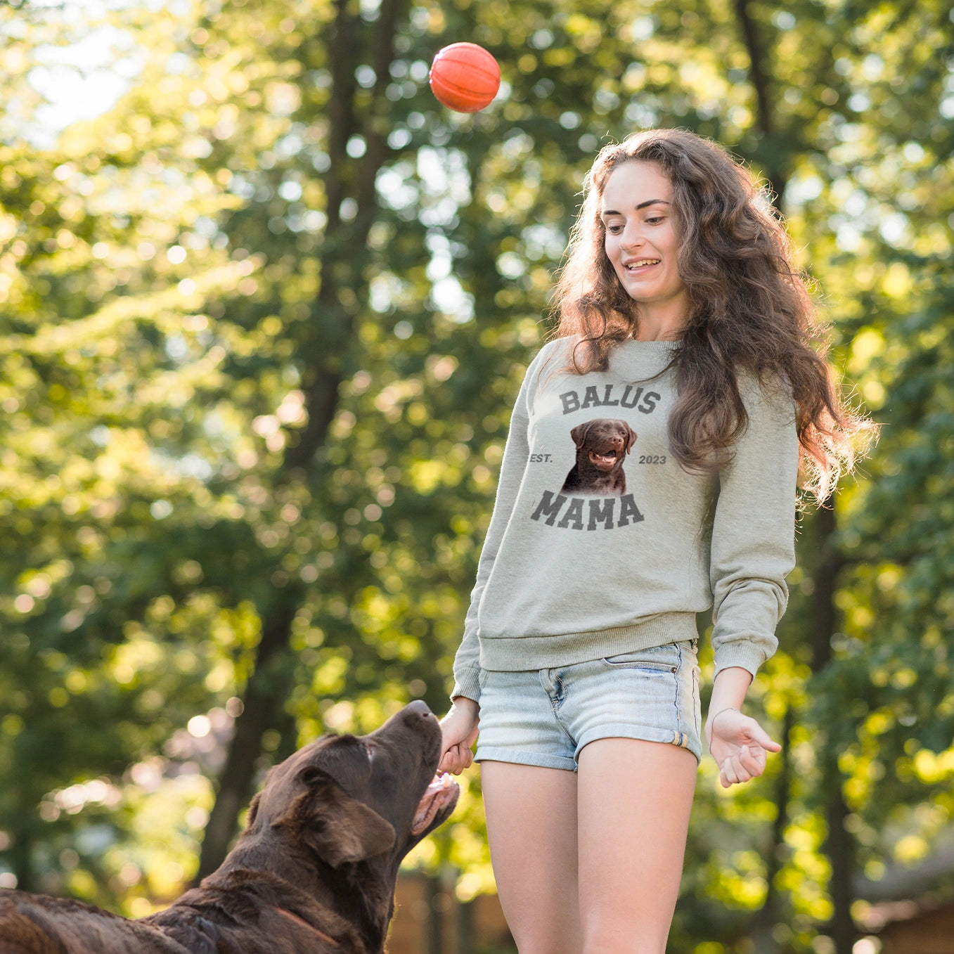 Personalisierter Sweater "Hundemama"