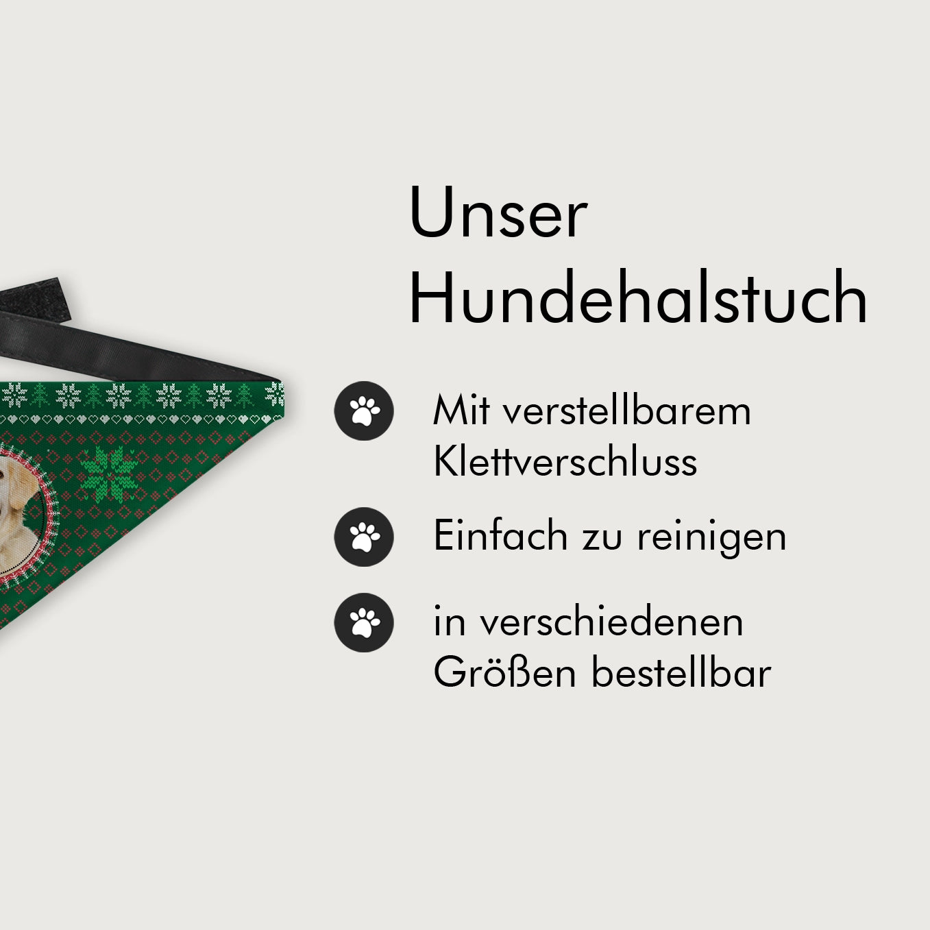 Personalisiertes Halstuch "Weihnachten" heybalu