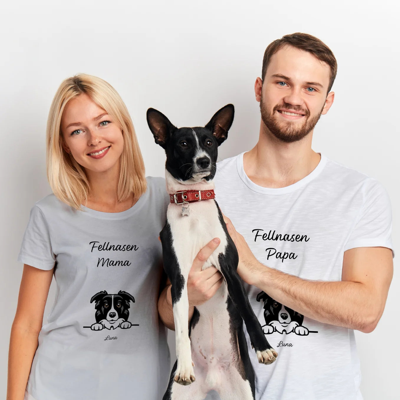 Personalisiertes T-Shirt "Fellnasen Papa" Hey Balu