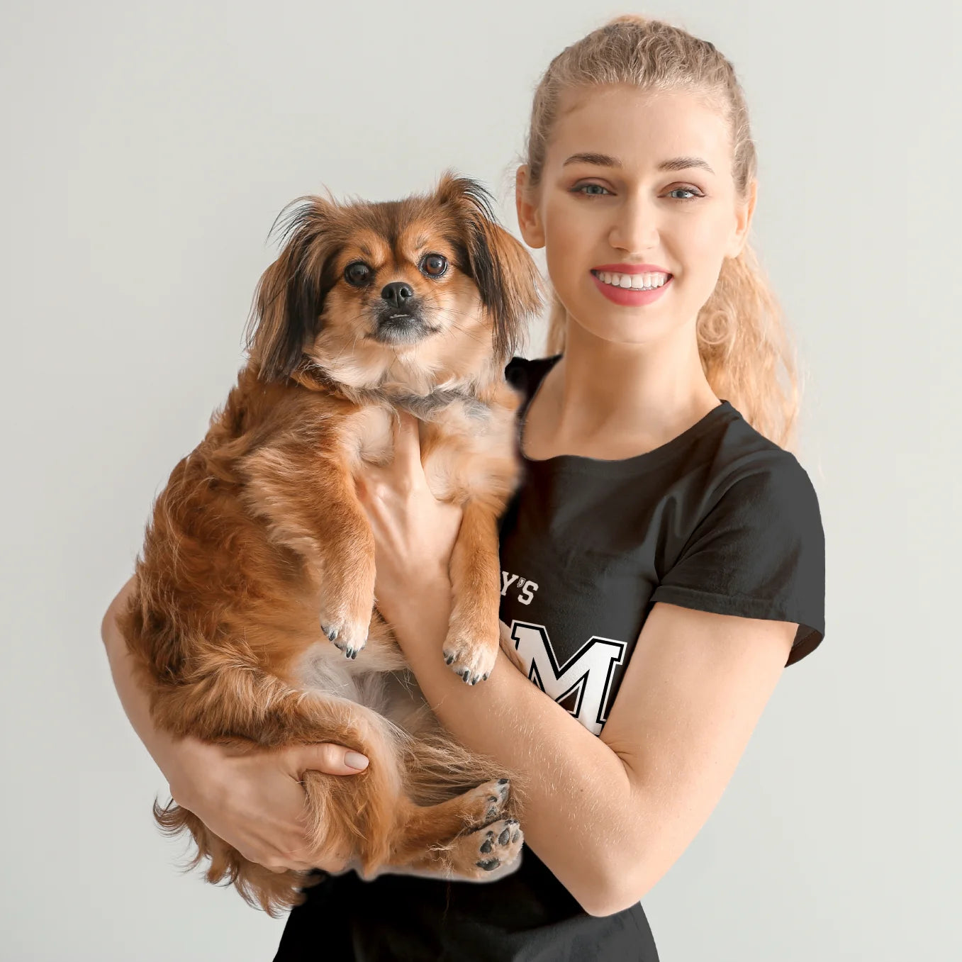 Personalisiertes T-Shirt "Dog Mom" mit Foto Hey Balu