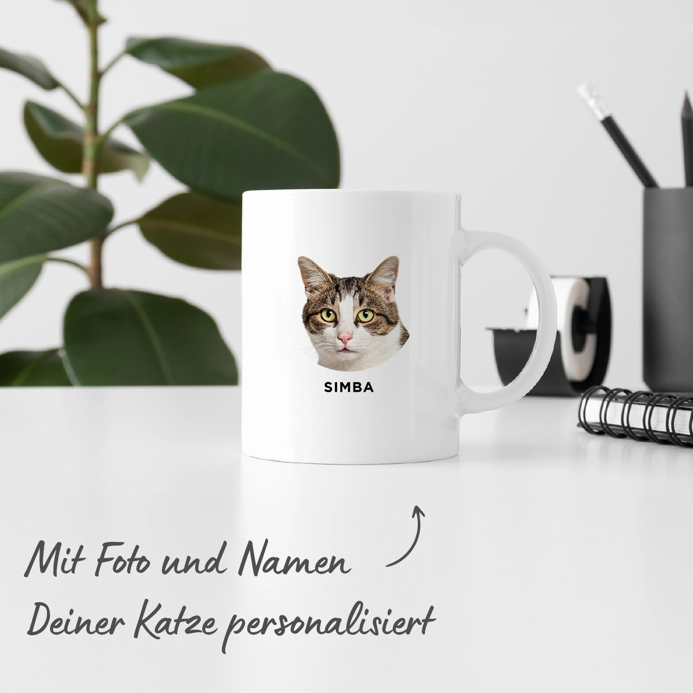 Personalisierte Tasse "Best Cat Dad Ever" Hey Balu