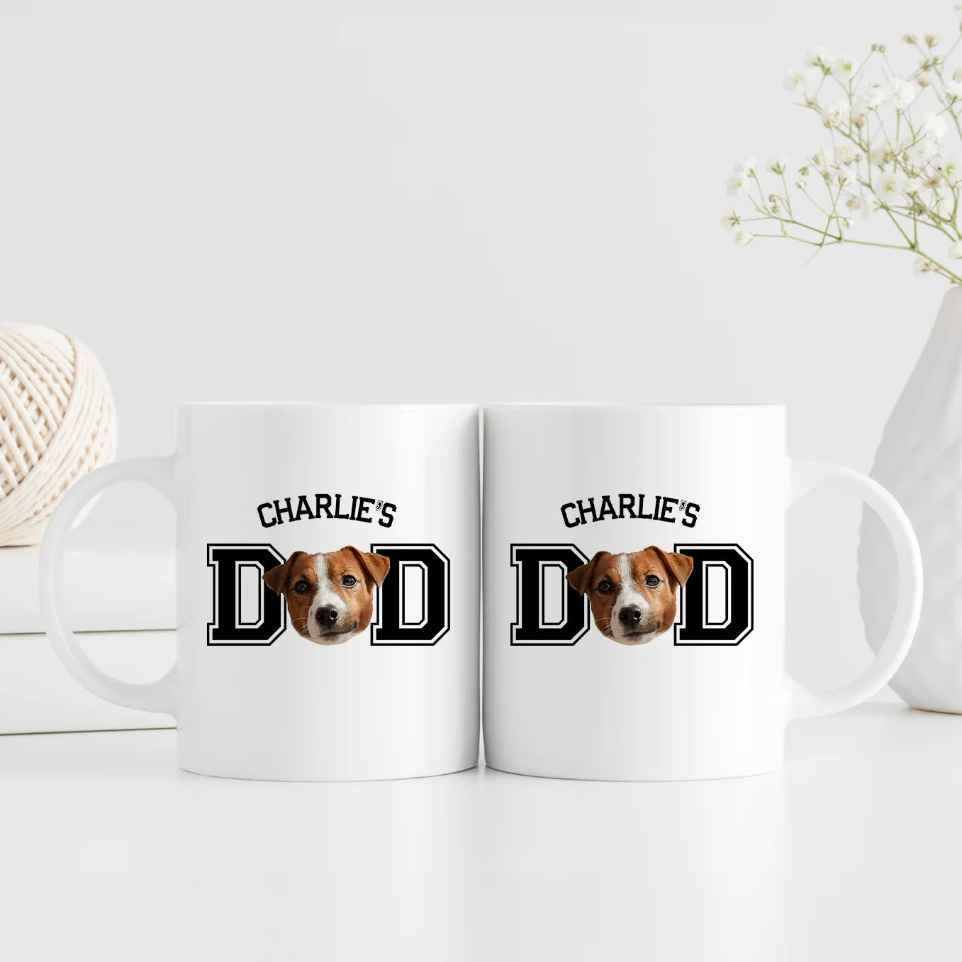 Personalisierte Tasse ''Dad" mit Foto Hey Balu