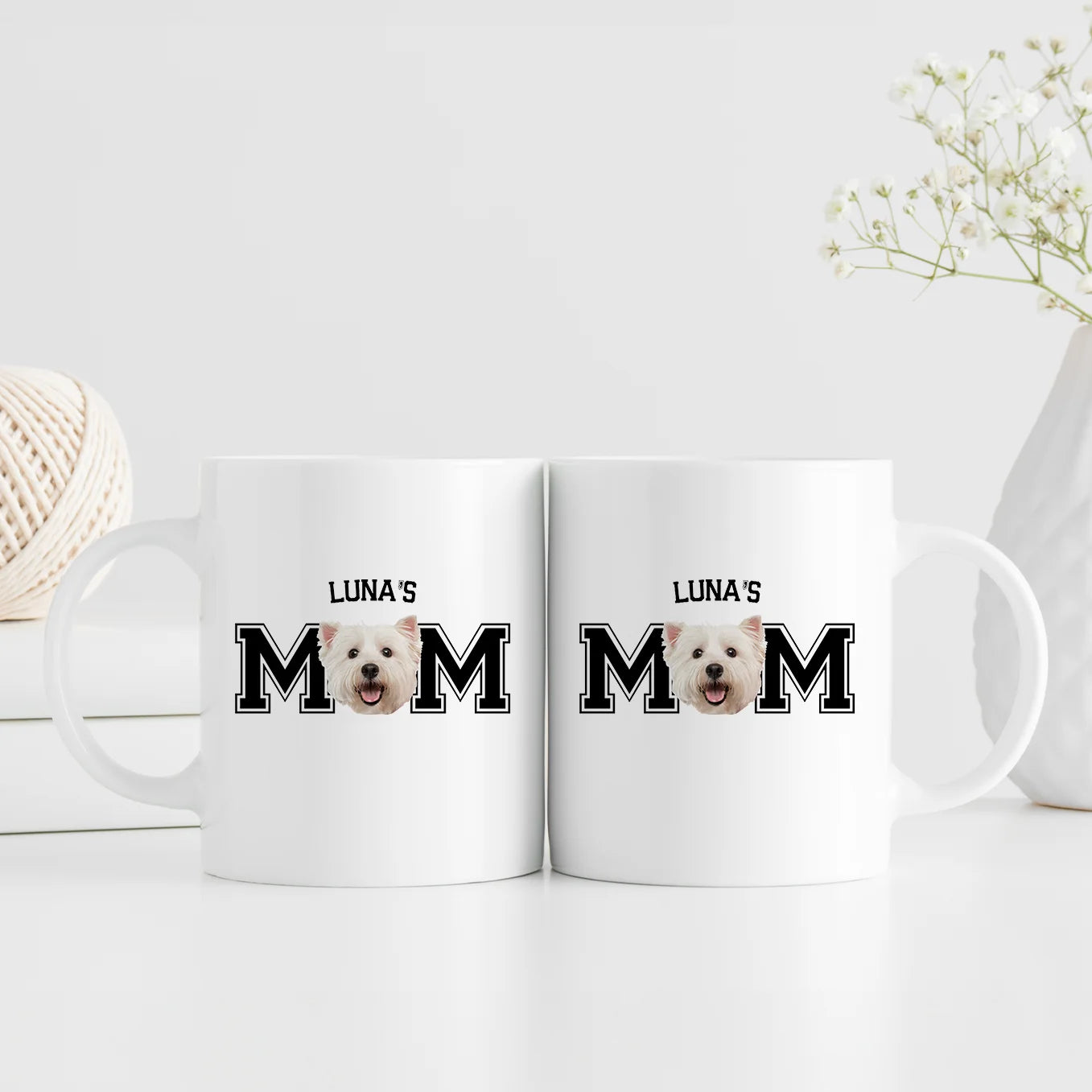 Personalisierte Tasse ''Mom" mit Foto Hey Balu