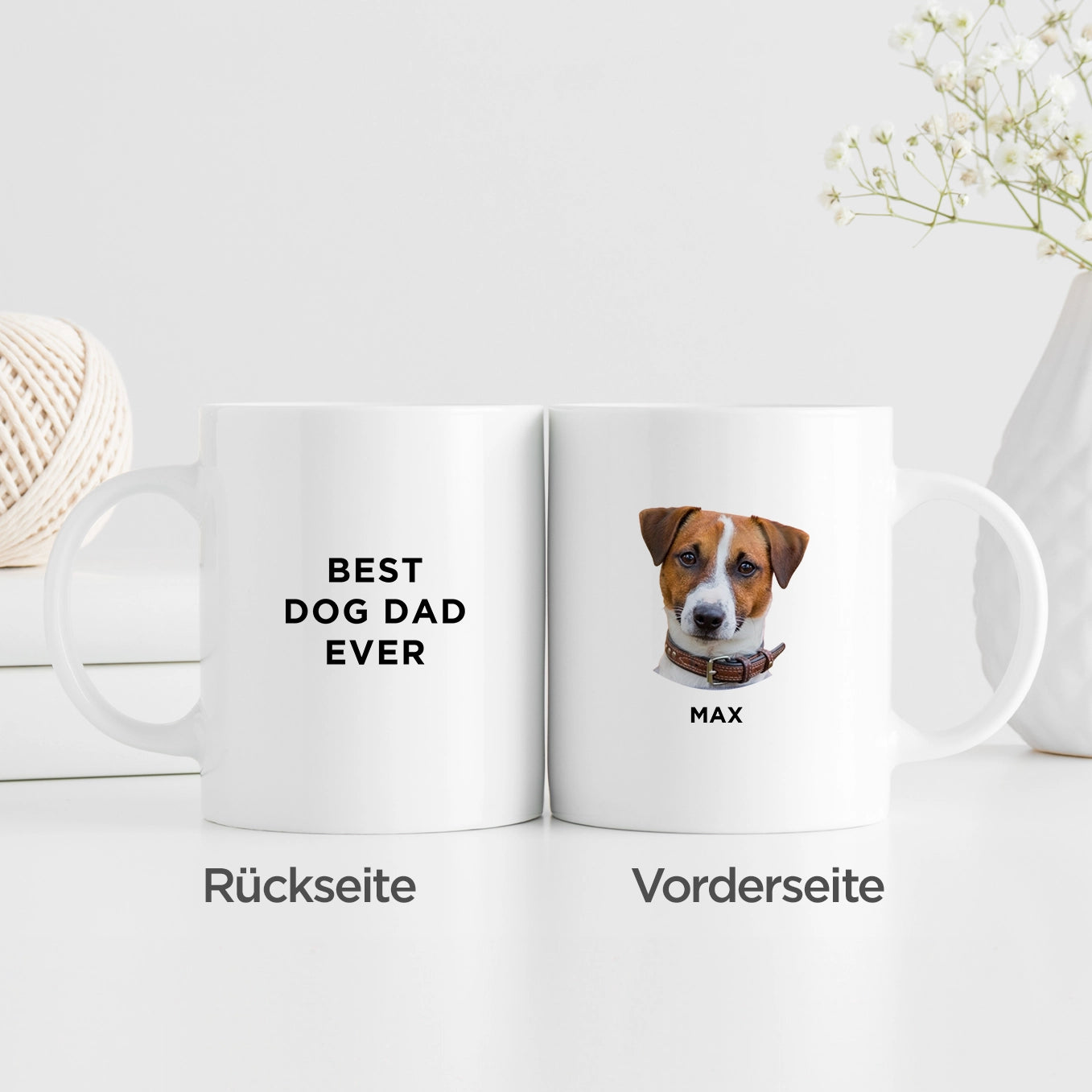 Personalisierte Tasse "Best Dog Dad Ever" Hey Balu