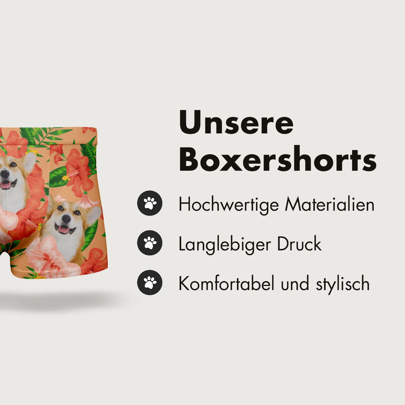 Personalisierte Boxershorts "Haustier" Hey Balu