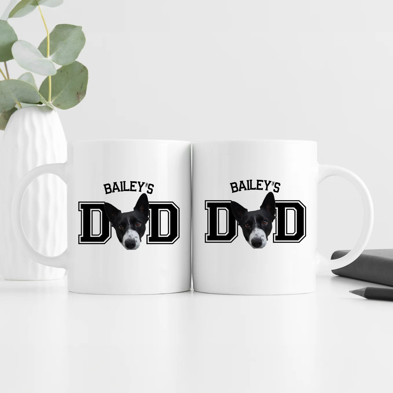 Personalisierte Tasse ''Dad" mit Foto Hey Balu