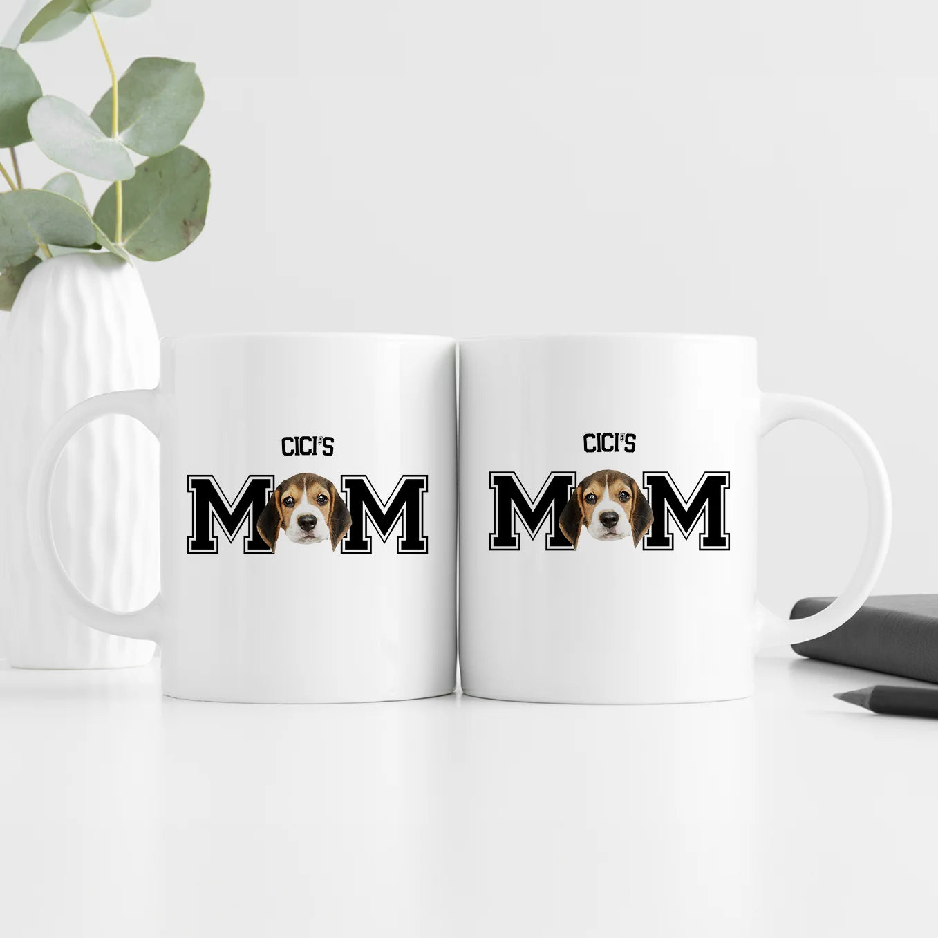 Personalisierte Tasse ''Mom" mit Foto Hey Balu