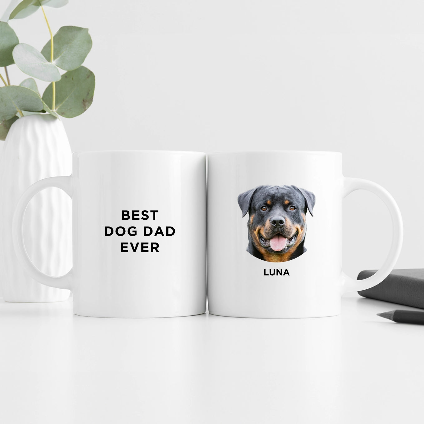 Personalisierte Tasse "Best Dog Dad Ever" Hey Balu