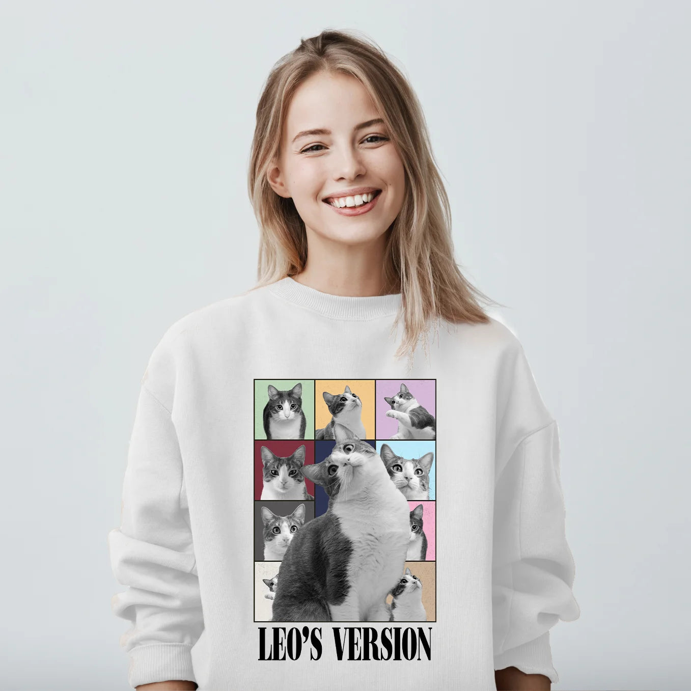 Personalisierter Sweater "Cat's Version" Hey Balu