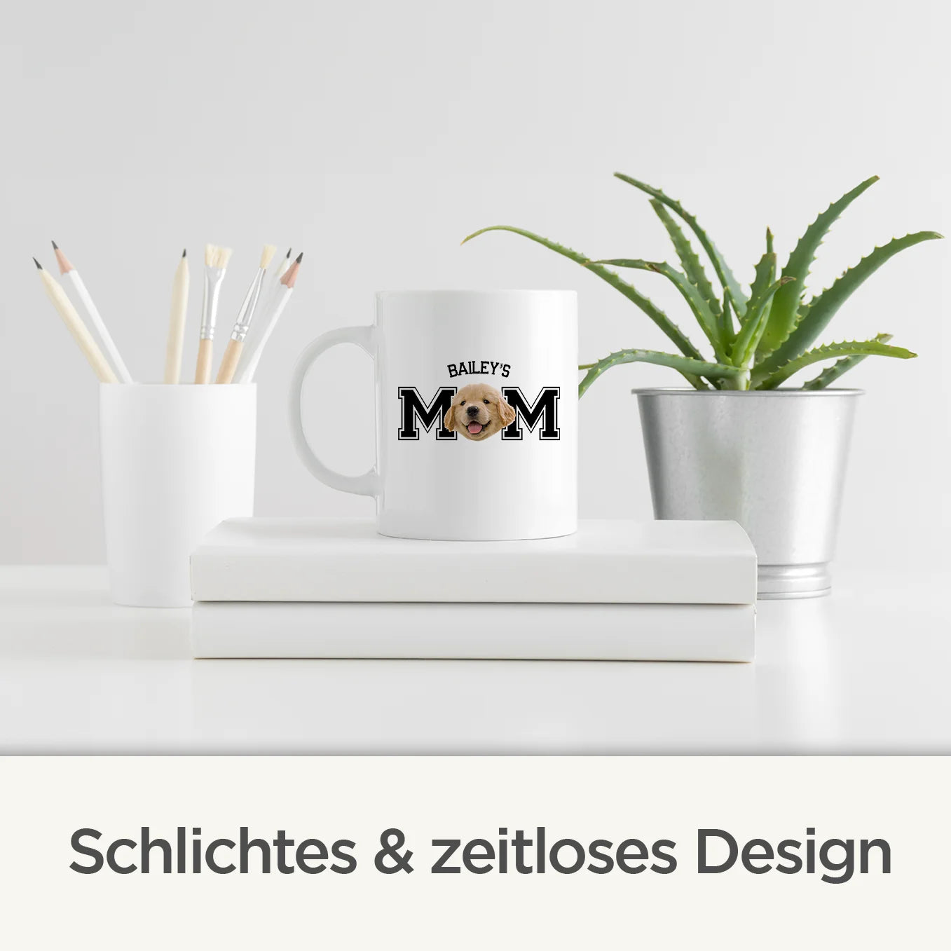 Personalisierte Tasse ''Mom" mit Foto Hey Balu