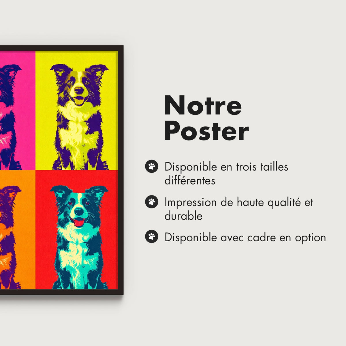 Personalisiertes Poster "Hund als Pop Art" – personalisiertes Geschenk – Ansicht 16 market_france