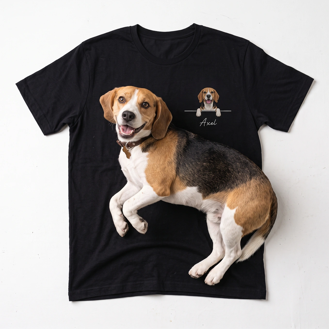 T-shirt personnalisé "Chien Cartoon"