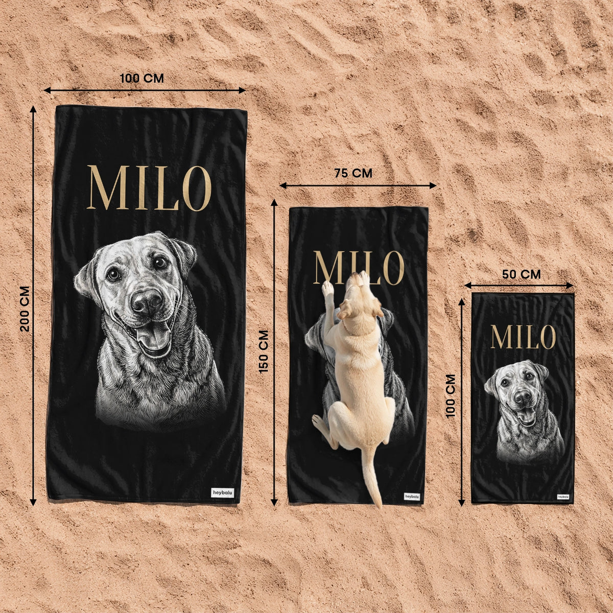 Personalisiertes Badehandtuch "Retro" – personalisiertes Geschenk – Ansicht 13 market_france
