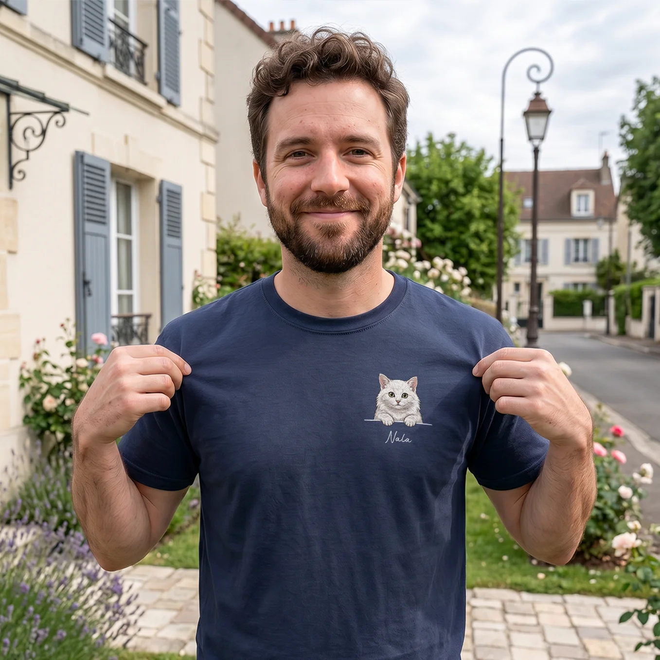 T-shirt personnalisé "Chat Cartoon"
