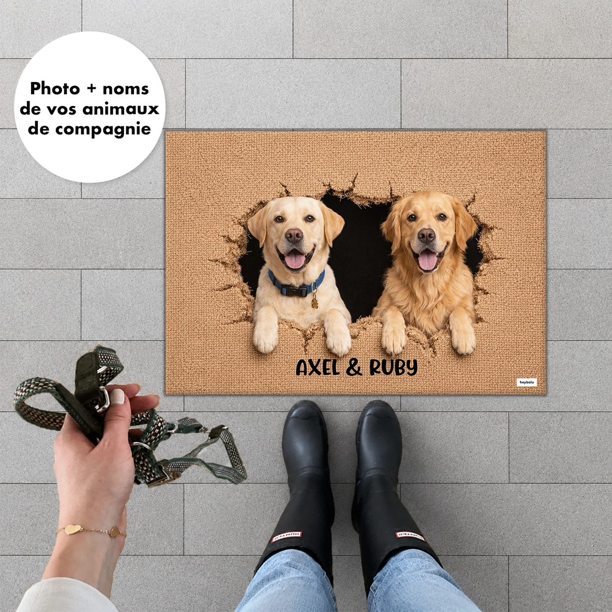 Personalisierte Fußmatte "Durchbruch" – personalisiertes Geschenk – Ansicht 13 market_france