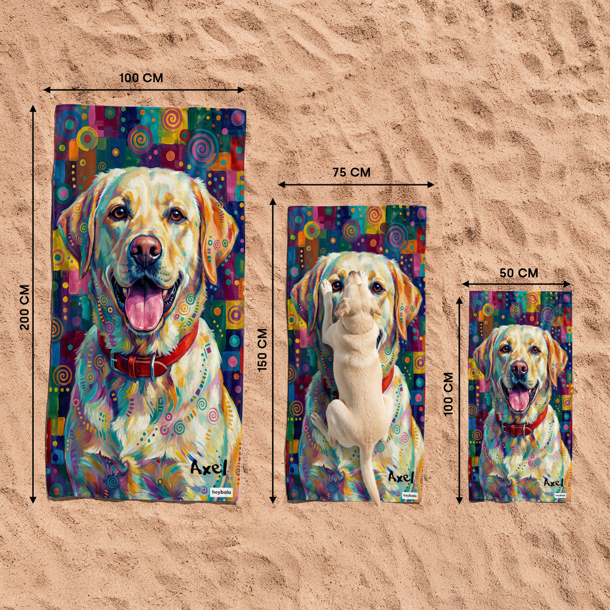 Personalisiertes Badetuch “Graffiti” – personalisiertes Geschenk – Ansicht 12 market_france