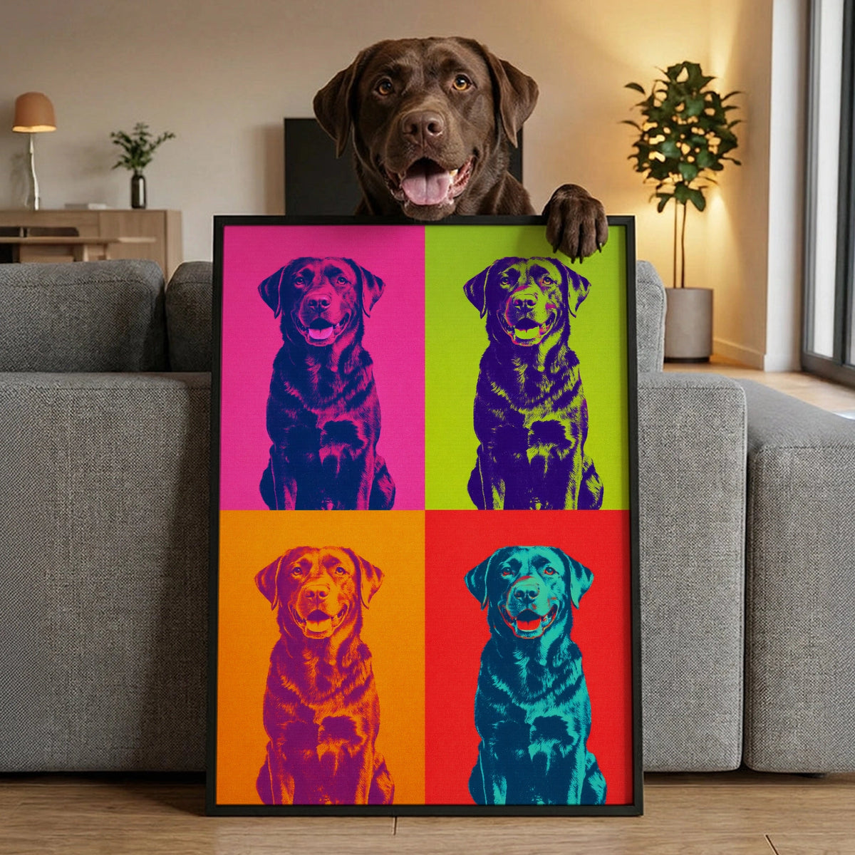 Personalisiertes Poster "Hund als Pop Art" – personalisiertes Geschenk – Ansicht 11 market_france