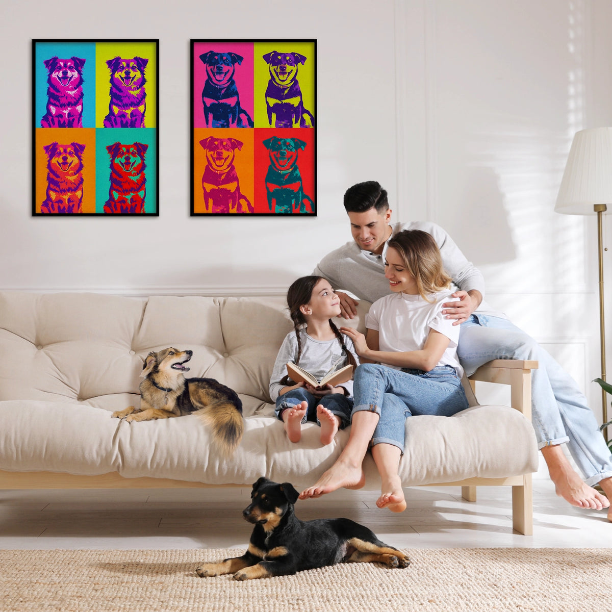 Personalisiertes Poster "Hund als Pop Art" – personalisiertes Geschenk – Ansicht 14 market_france