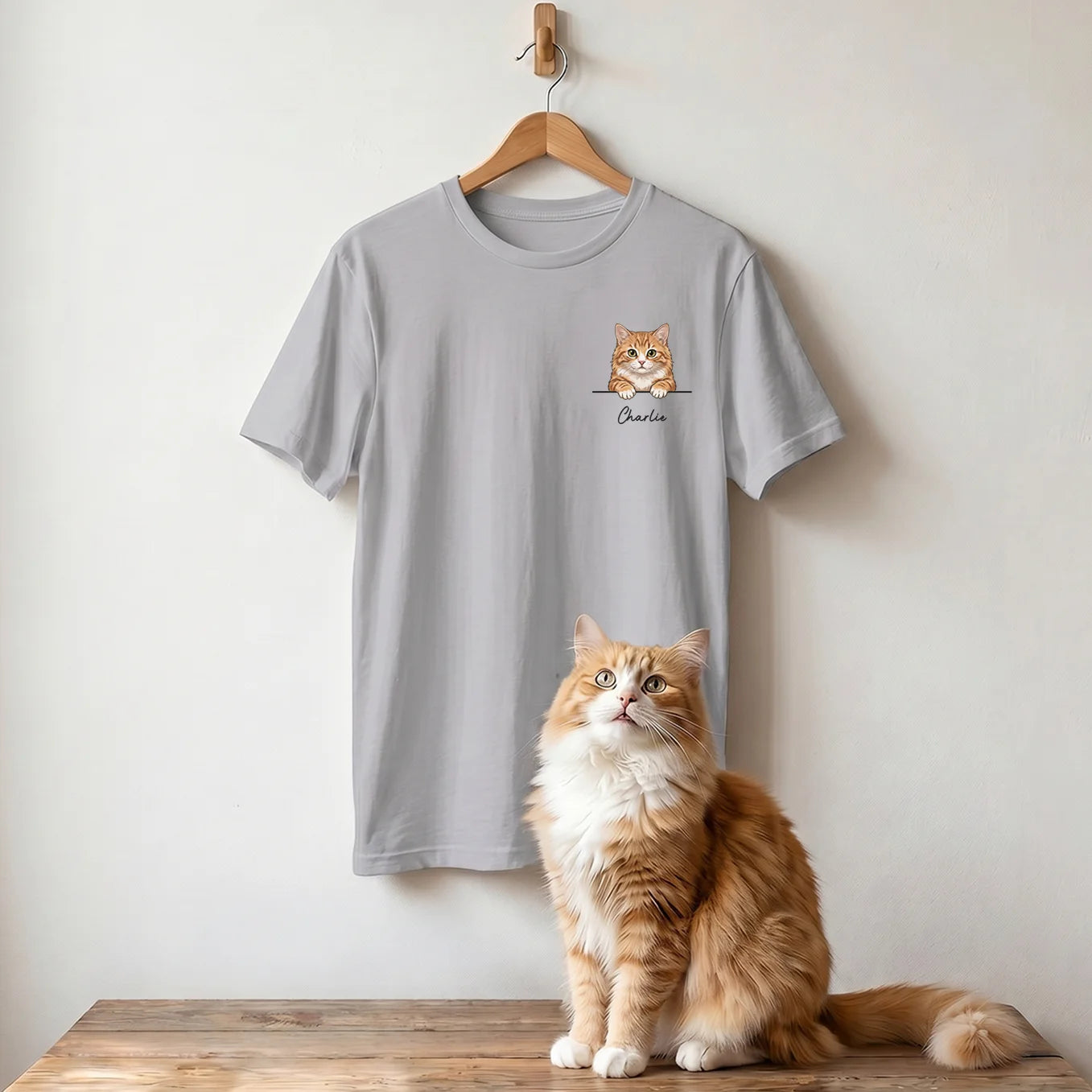 T-shirt personnalisé "Chat Cartoon"