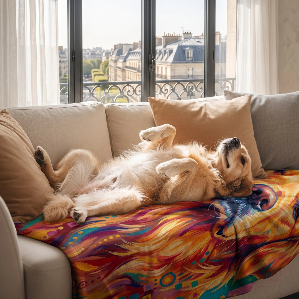 Personalisierte Decke "Graffiti" – personalisiertes Geschenk – Ansicht 14 market_france