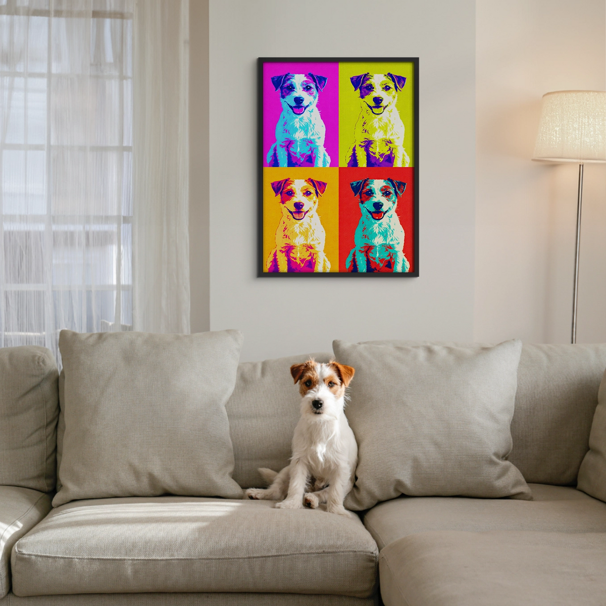 Personalisiertes Poster "Hund als Pop Art" – personalisiertes Geschenk – Ansicht 15 market_france