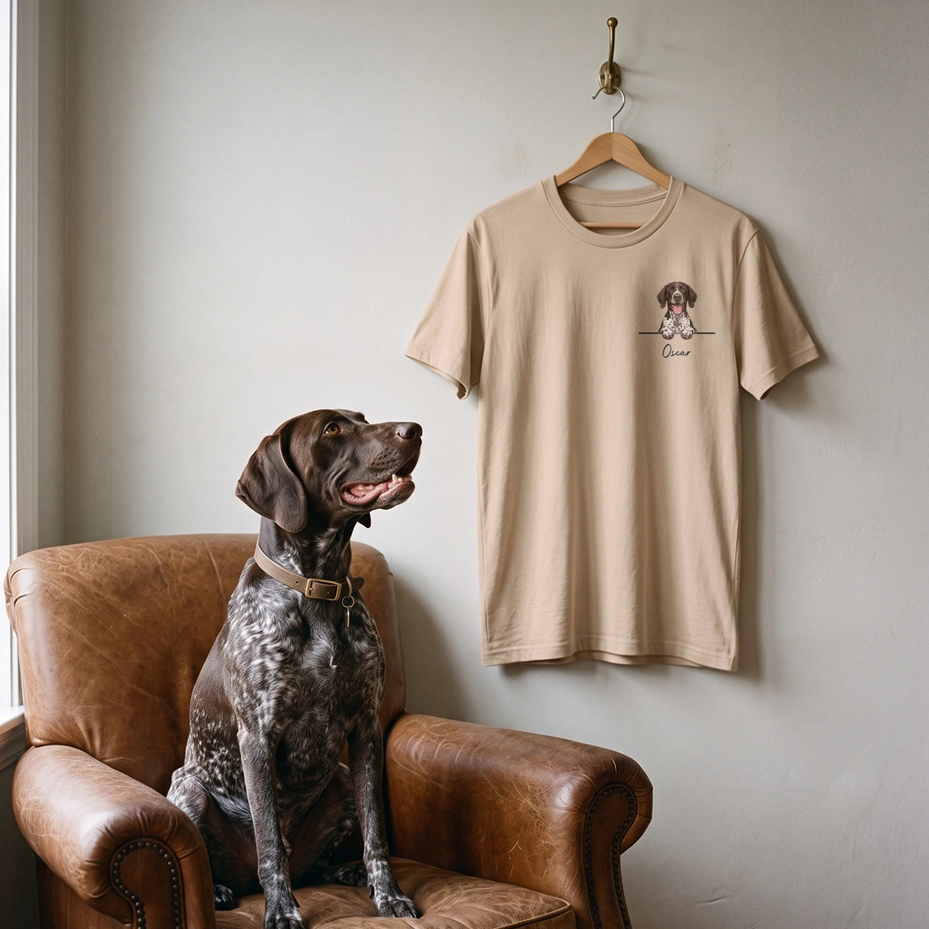 T-shirt personnalisé "Chien Cartoon"