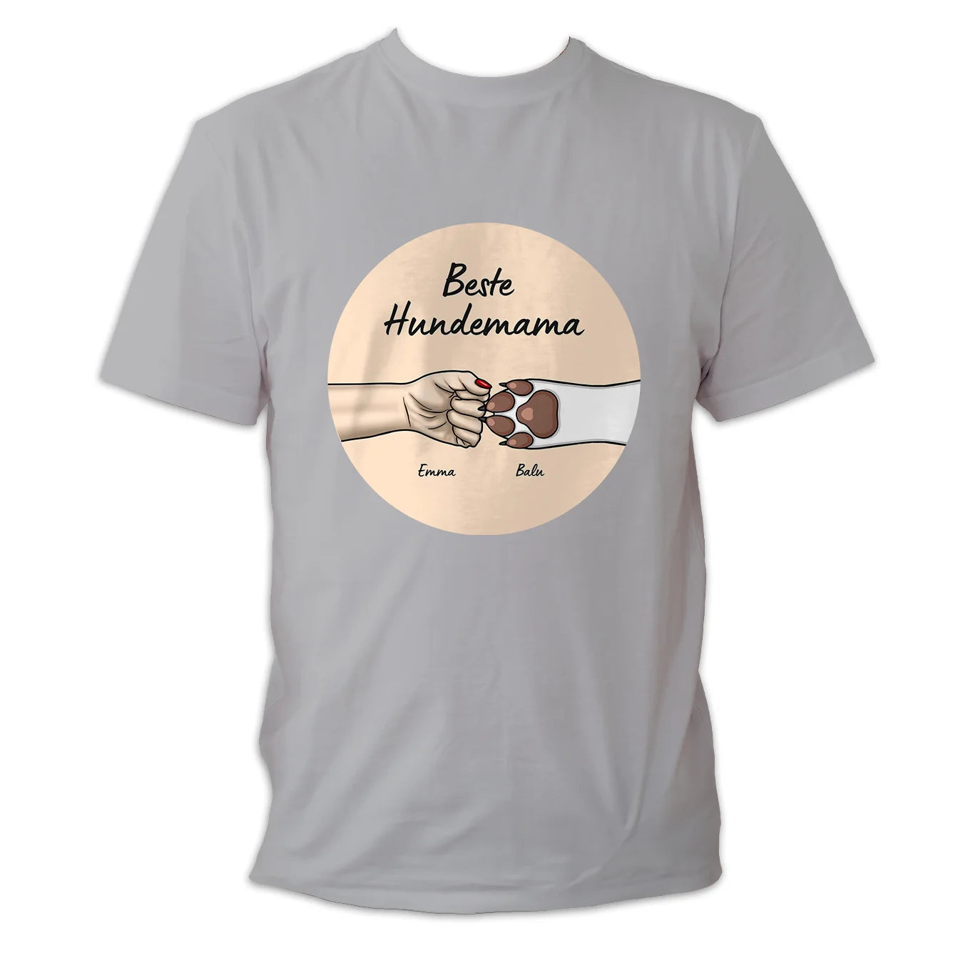 Personalisiertes T-Shirt "Beste Haustiermama" Hey Balu