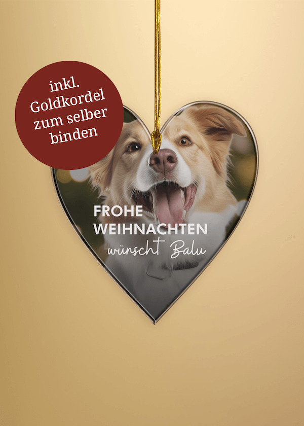 Weihnachtsbaumschmuck ''Herz'' Hey Balu