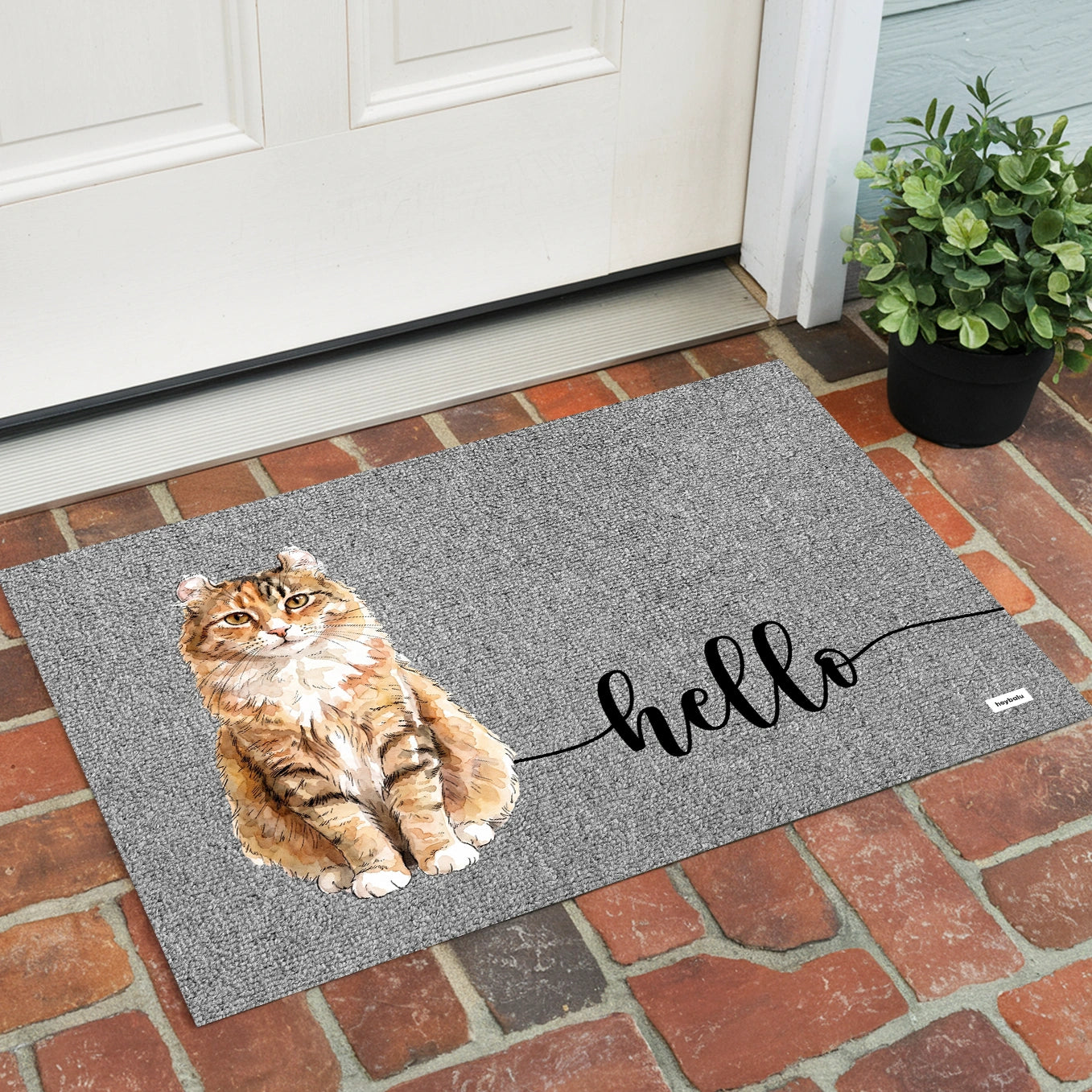 (US) Personalisierte Fußmatte "Welcome"