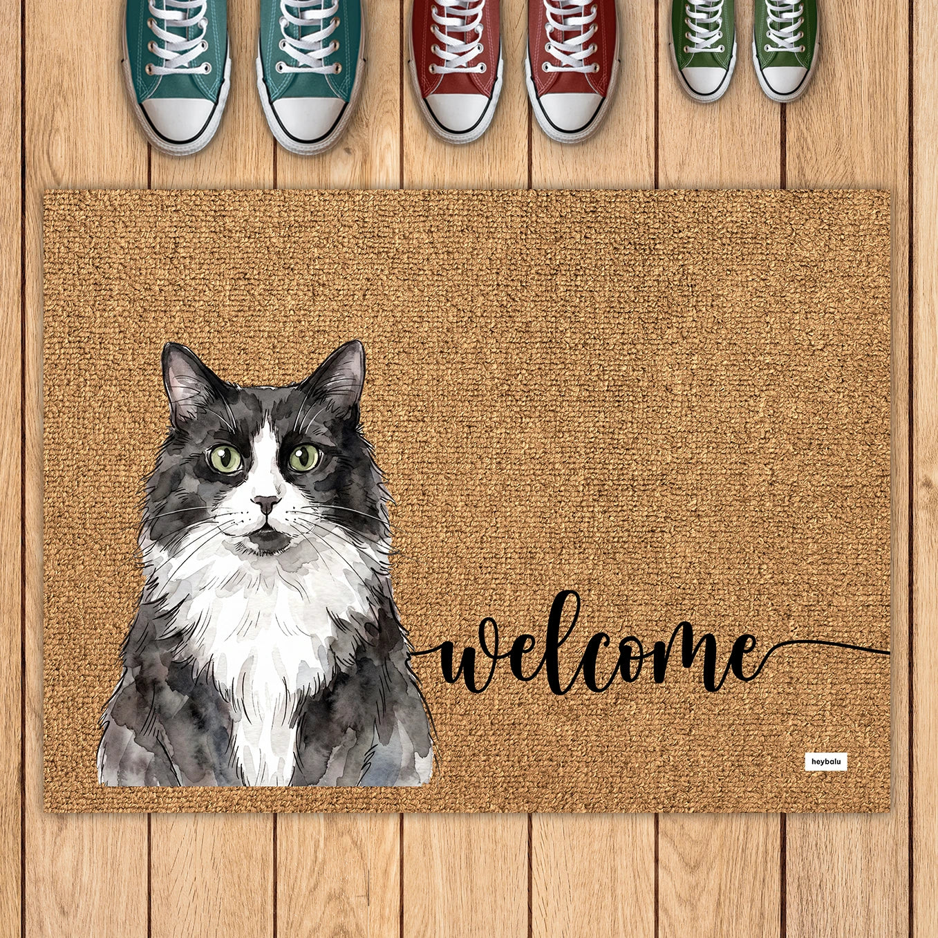 (US) Personalisierte Fußmatte "Welcome"