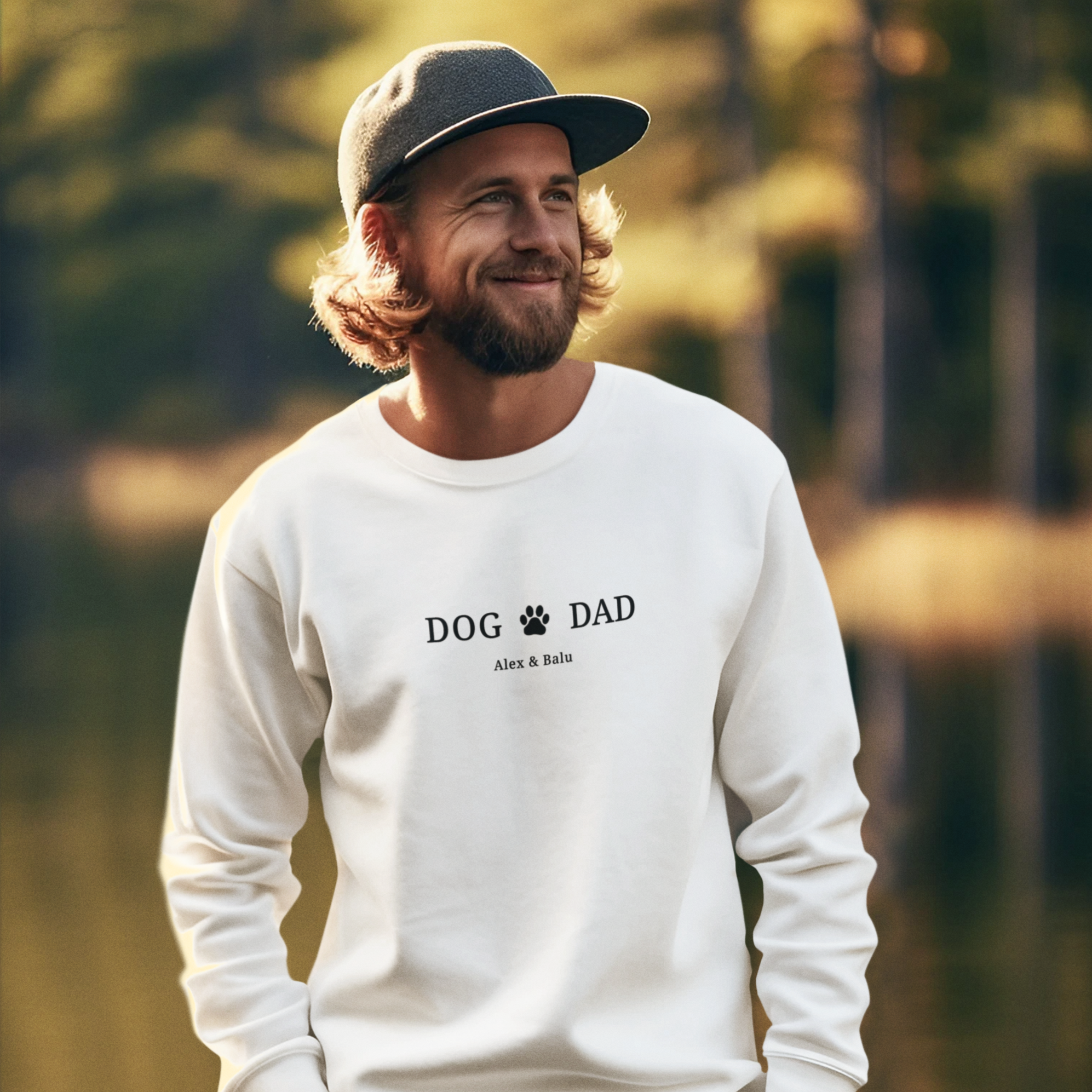 Personalisierter Sweater "Dog Dad" Hey Balu